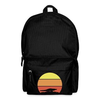 Alligator Retro - Backpack - black - Front
