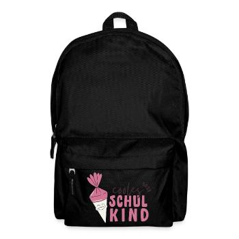 Schulkind 2026 Einschulung Geschenk Erstklässler - Rucksack - Schwarz - Vorne