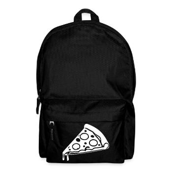 Pizza Slice Gift Pizzeria - Backpack - black - Front