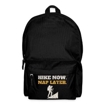 Hike Now Nap Later - Backpack - black - Front