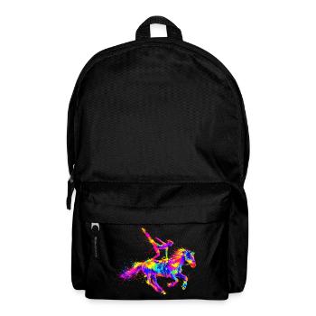 Voltigieren - Rucksack - Schwarz - Vorne