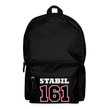 STABIL 161 - FOOTBALL RED - Rucksack - Schwarz - Vorne