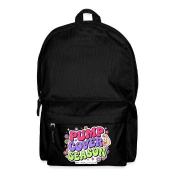 Pump Cover Season Fitness Retro Blumen Gym Style - Rucksack - Schwarz - Vorne