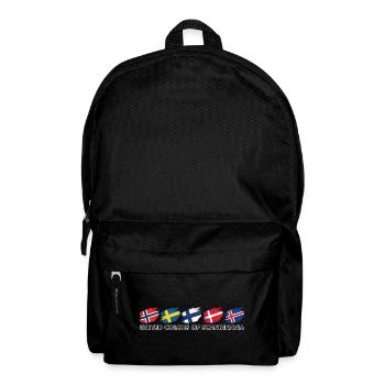 United Colors of Scandinavia - black - Rucksack - Schwarz - Vorne