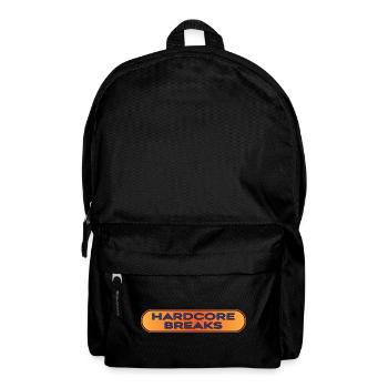 Hardcore bricht den Breakbeat - Rucksack - Schwarz - Vorne