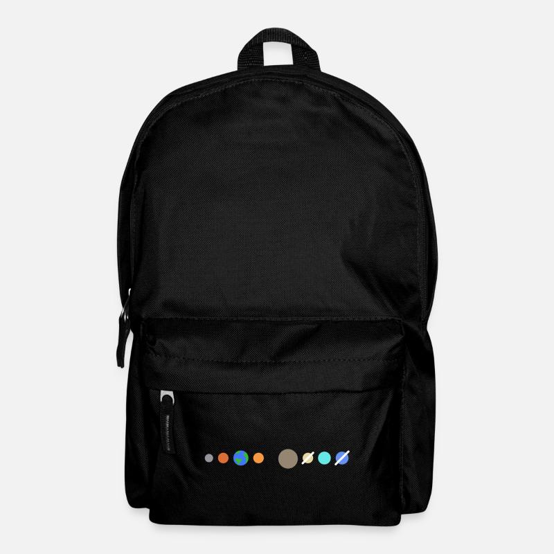 Sonnensystem Planeten - Rucksack - Schwarz