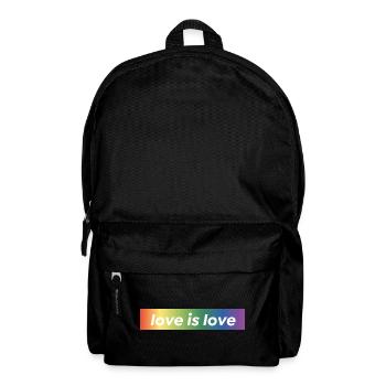 LOVE IS LOVE - Sac à dos - noir - Devant