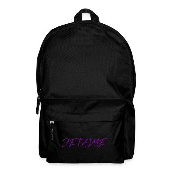 ICH LIEBE DICH. ICH LIEBE DICH. LIEBE. PAAR. GERADE VERHEIRATET. - Rucksack - Schwarz - Vorne