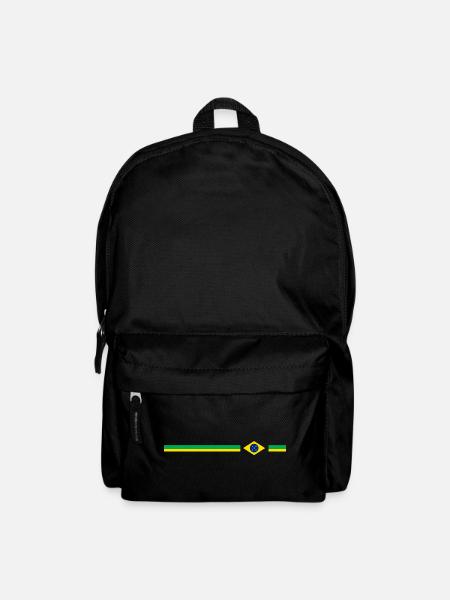 Brazil Design logo - Backpack - black