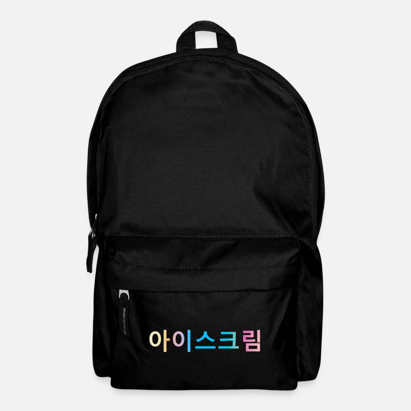 Ice Cream | Seoul ♡ 서울 | Korea | Rainbow - Rucksack - Schwarz