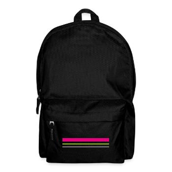 T-shirt features colors pink green gray gift idea - Backpack - black - Front