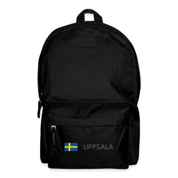 Sweden Flag - Uppsala - Sverige - Schweden - Backpack - black - Front
