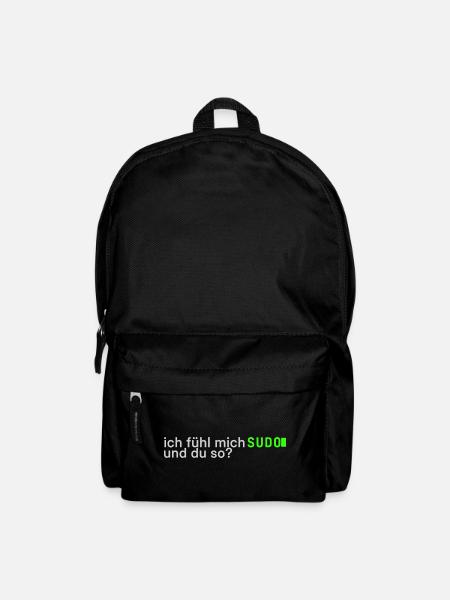 Ich fühl mich SUDO und du so? | Lustig Informatik - Rucksack - Schwarz