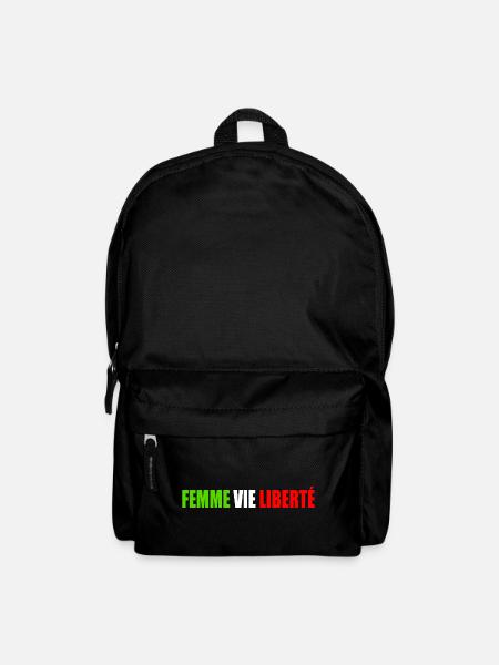 Freiheit des Frauenlebens - Rucksack - Schwarz