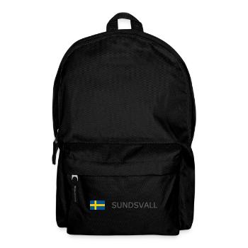 Sweden Flag - Sundsvall - Sverige - Schweden - Rucksack - Schwarz - Vorne
