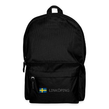 Drapeau de la Suède - Linköping - Sverige - Schweden - Sac à dos - noir - Devant