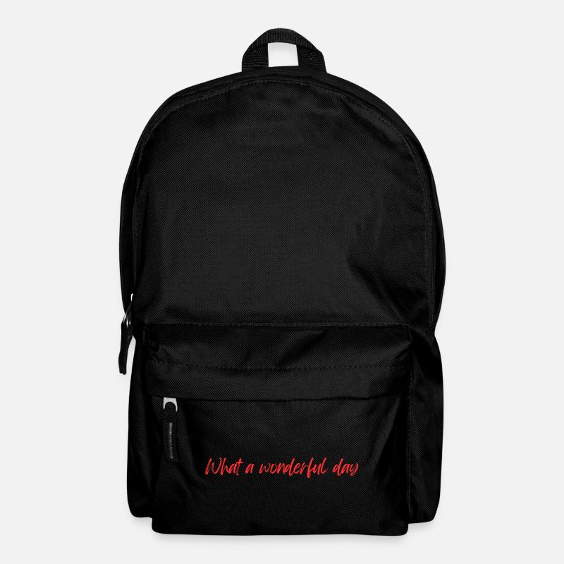 Wonderful day - Rucksack - Schwarz