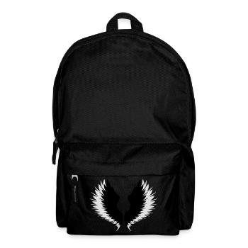 Wings with shadow - Backpack - black - Front