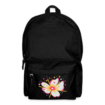 A cherry blossom with pollen - Backpack - black - Front