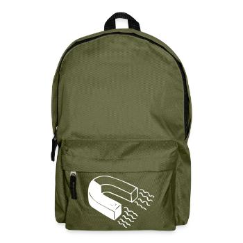 A magnet - Backpack - olive green - Front