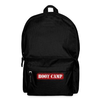 Bootcamp Trainingslager Geschenk Militär Drill - Rucksack - Schwarz - Vorne