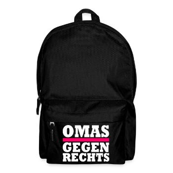 Omas gegen Rechts - Rucksack - Schwarz - Vorne
