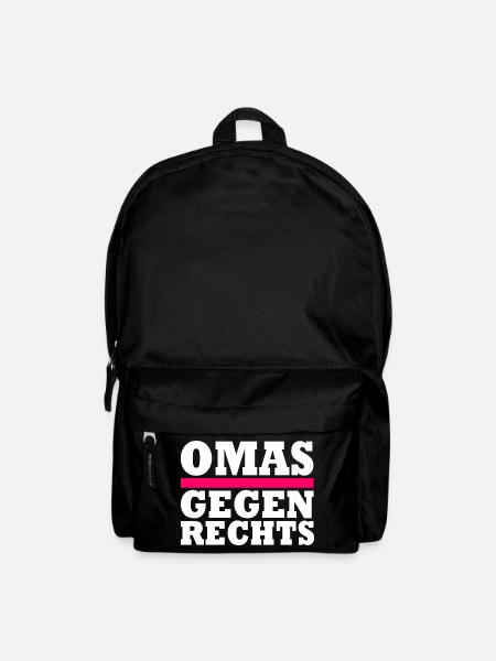 Omas gegen Rechts - Rucksack - Schwarz