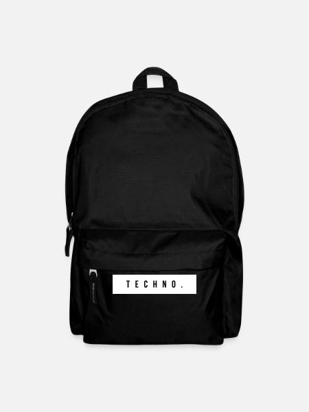 Techno. - Rucksack - Schwarz