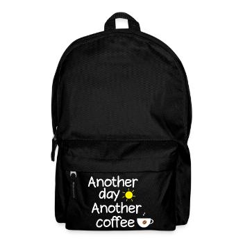 another day another coffee - Backpack - black - Front