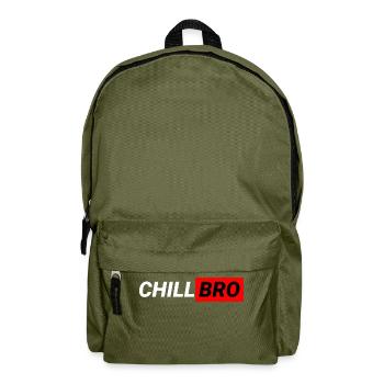 Chill Bro - Rucksack - Olivgrün - Vorne