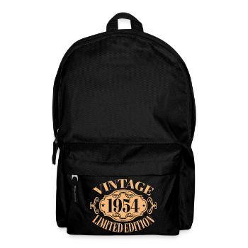 Jahrgang 1954 70. Geburtstag Männer Frauen 70 Jahre alt - Rucksack - Schwarz - Vorne