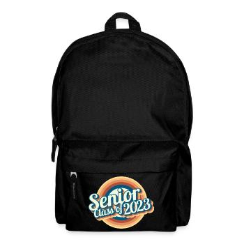 Senior Class Of 2023 Retro Graduation Party Geschenk - Rucksack - Schwarz - Vorne