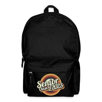Senior Class Of 2023 Retro Graduation Party Geschenk - Rucksack - Schwarz - Vorne