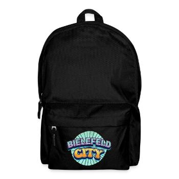 Bielefeld Germany City Font Pop Art Comic - Backpack - black - Front