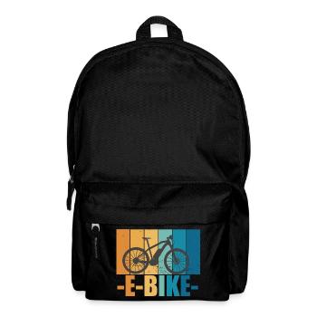 E-Bike Bike Vintage E Bike Battery Gift - Backpack - black - Front