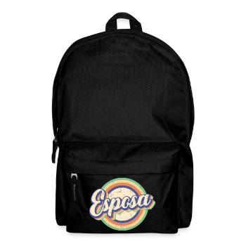 Esposa Retro Wife To Be Bride Couple Wedding Gift - Backpack - black - Front
