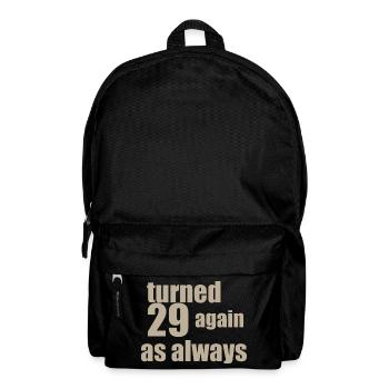 29 à nouveau anniversaire - Sac à dos - noir - Devant