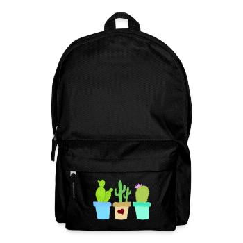 Three Cacti - Backpack - black - Front