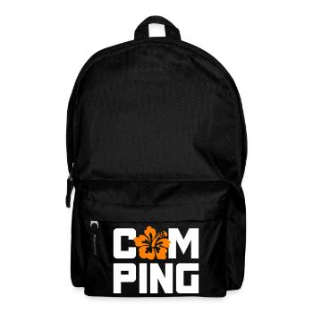 Camping Hawaii Holiday Van Life Camper Camping-car Fan - Sac à dos - noir - Devant