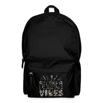 Summer Vibes Beach Vacation - Backpack - black - Front