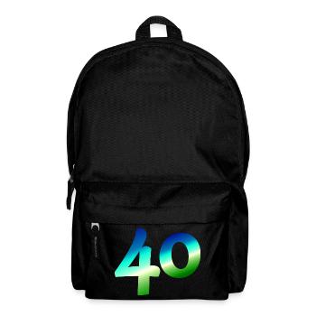 tolle apparel, 40 karibischer farbverlauf - Rucksack - Schwarz - Vorne