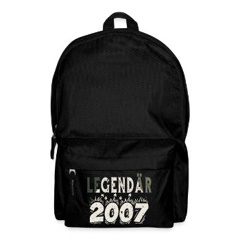 Legendär 2007 - Rucksack - Schwarz - Vorne