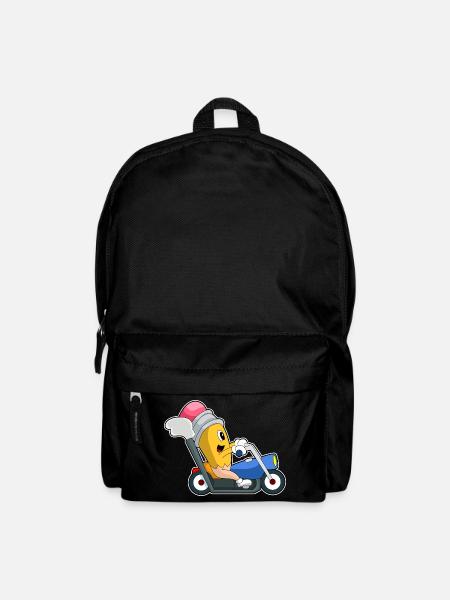 Moto Pencil - Sac à dos - noir