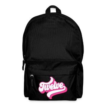 Twelve 12th Birthday For Girls 12 Years Old - Backpack - black - Front