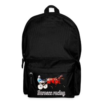 Traber Desgn mit Schrift - Rucksack - Schwarz - Vorne