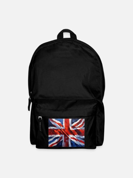Britische Flagge - Impressionistische Malerei - Rucksack - Schwarz
