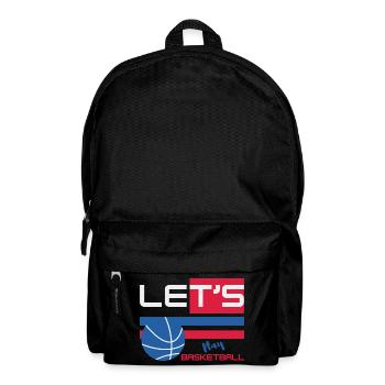 Lest's Play Basketball - Player Basketball - Backpack - black - Front