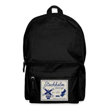 Stockholm Windmill Heritage - Rucksack - Schwarz - Vorne