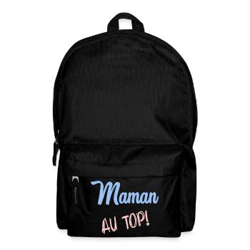 MAMAN. FÊTE DES MÈRES - Sac à dos - noir - Devant