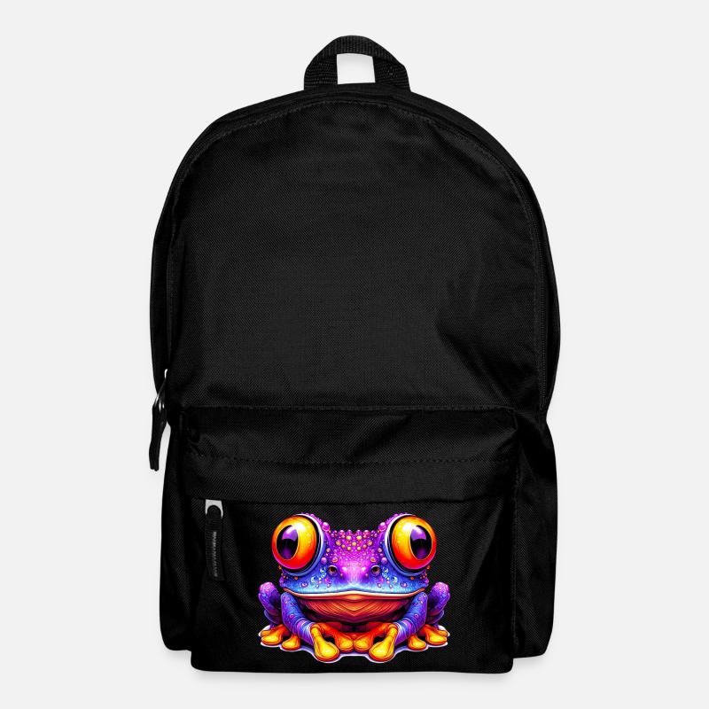 Frosch - Rucksack - Schwarz
